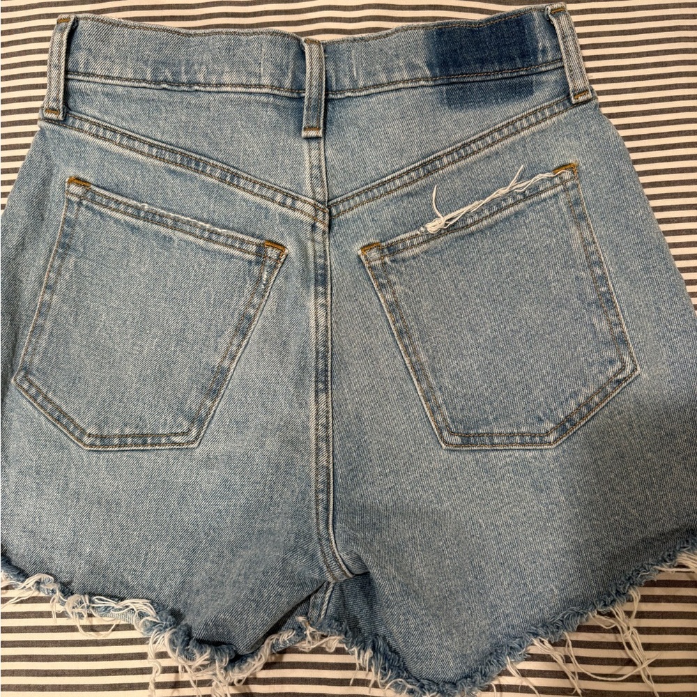 Abercrombie & Fitch Light Blue Jean Shorts